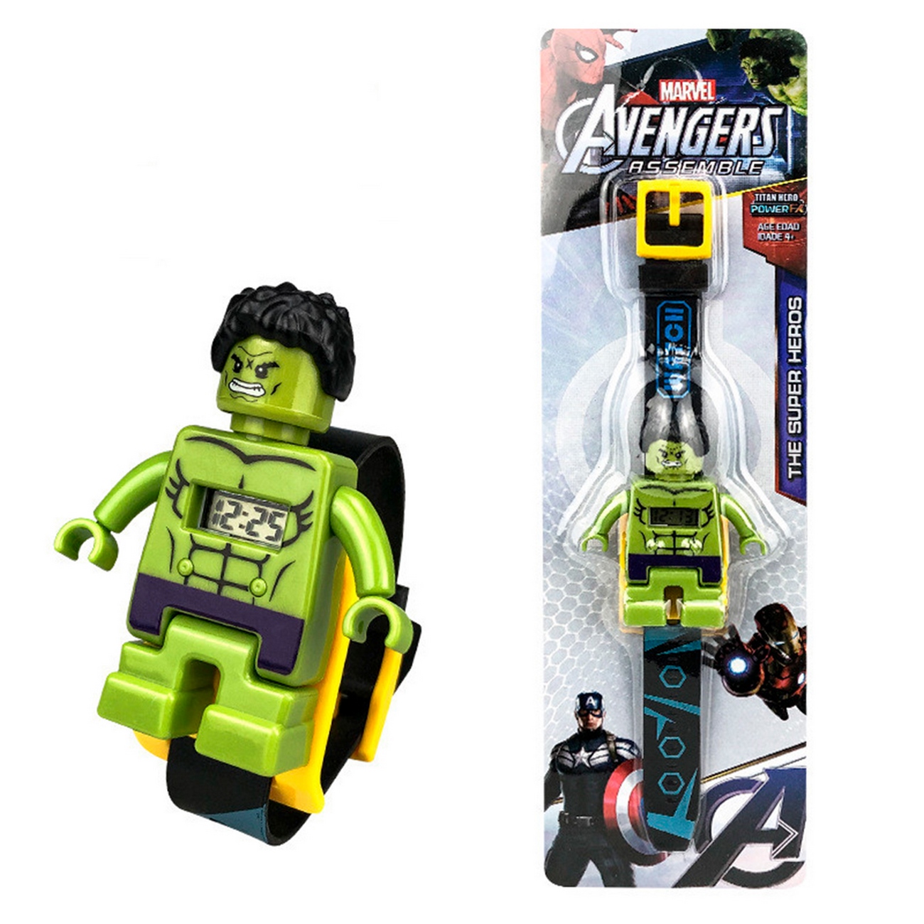 Reloj Niños Digital Infantil Hulk Hombre Increible Avengers